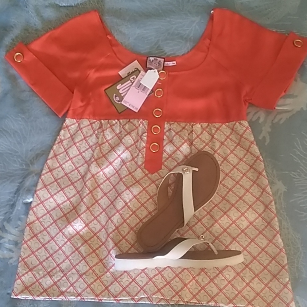 Coach Spring top with bonus Coach sandals